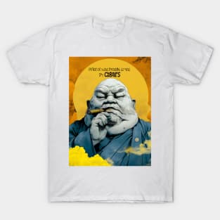 Puff Sumo: Peace of Mind Brought to you by Cigars T-Shirt